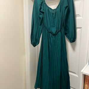 Elegant Green Women's Dress
